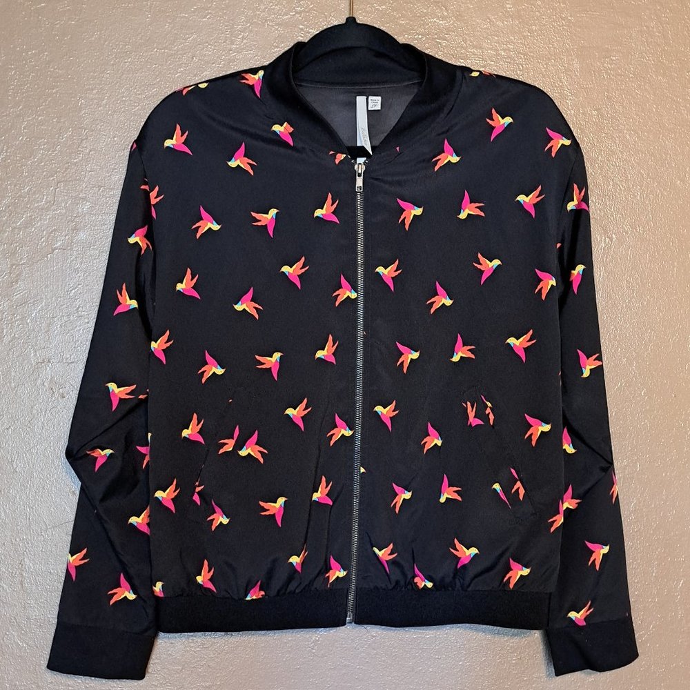 Small Petite Bird Pattern Jacket
